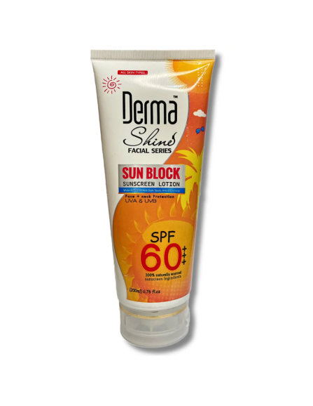 Derma Shine Sunblock SPF 60+ ( 200 ML )