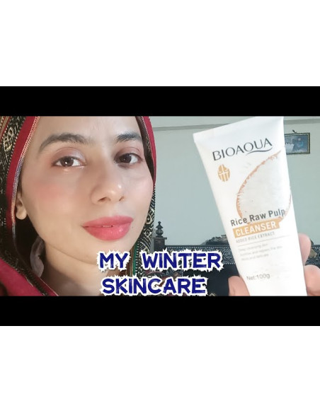 BIOAQUA Rice Raw Pulp Facial Cleanser Face Wash 