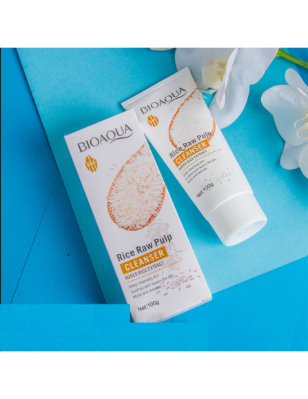 BIOAQUA Rice Raw Pulp Facial Cleanser...