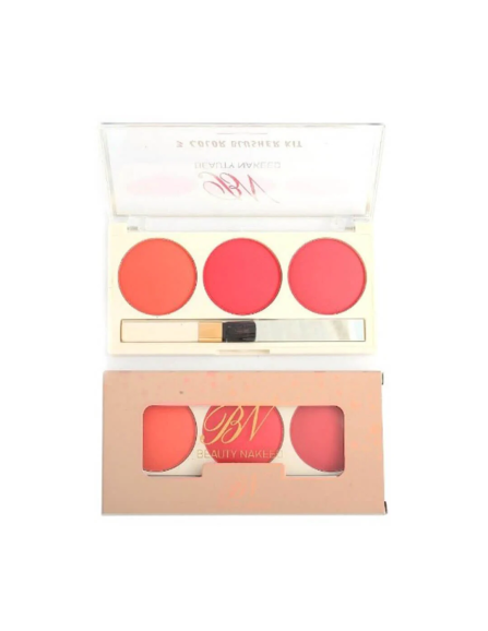 Beauty Nakeed 3 Color Blusher Kit