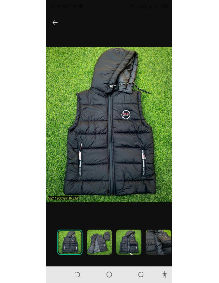 Men's Sleeveless Puffer Jacket