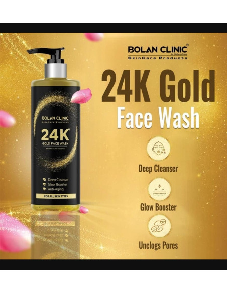 24k gold face wash