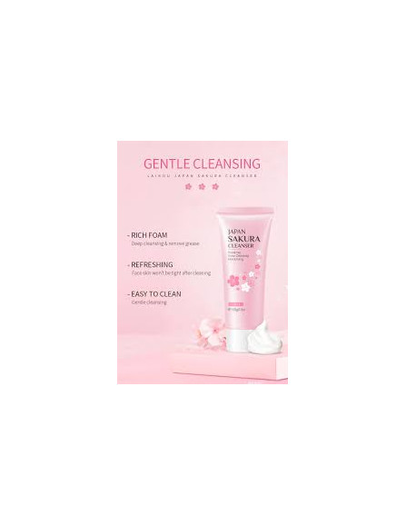  Sakura Face Wash Facial Cleanser 100g