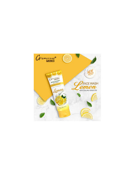  Lemon Face Wash  Glamorous 100gm 