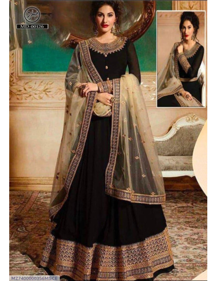 3 Pcs Women's Unstitched Chiffon...