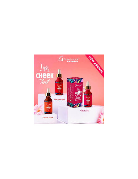 Glaash Lip & Cheek Tint Pack of 03 -...