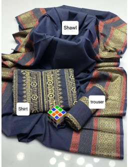 3 Pcs Women's Unstitched...