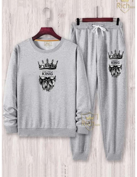 2 Pcs Men's Fleece Graphic Sweatshirt...