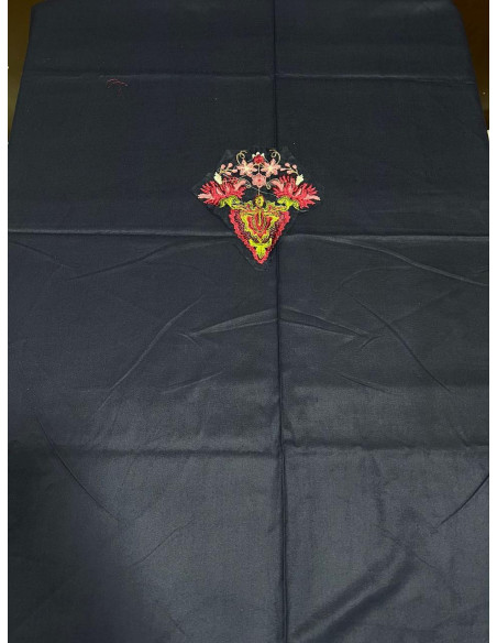 3 Pcs Women's Unstitched Dhanak Embroidered Suit