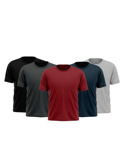 Unisex Stitched Jersey T-Shirts, Pack...