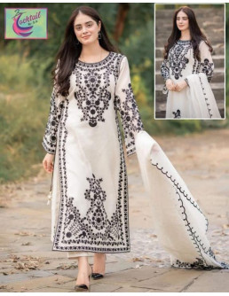 3 Pcs Women's Stitched...