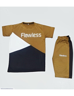 2 Pcs Boy's Micro Plain...