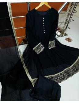 Elegant Net Embroidered... 2