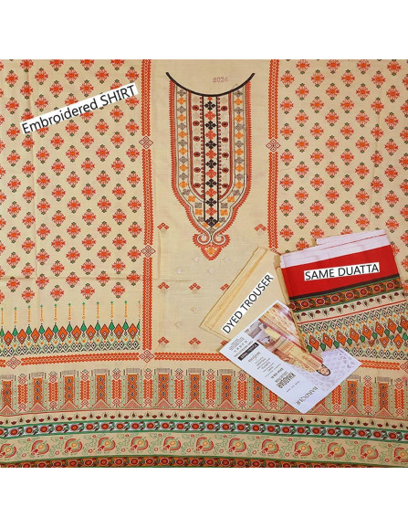 3 PCs women's unstiched Khaddar...