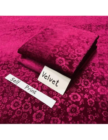 2 Pce women's unstiched velvet...