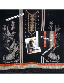 3 pcs women unstitched... 2