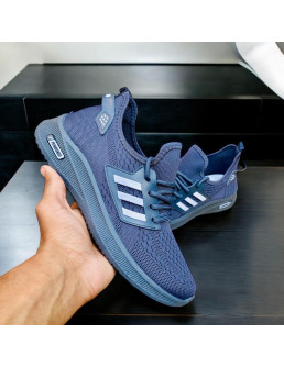 Men's Grey Fabric Causal... 2