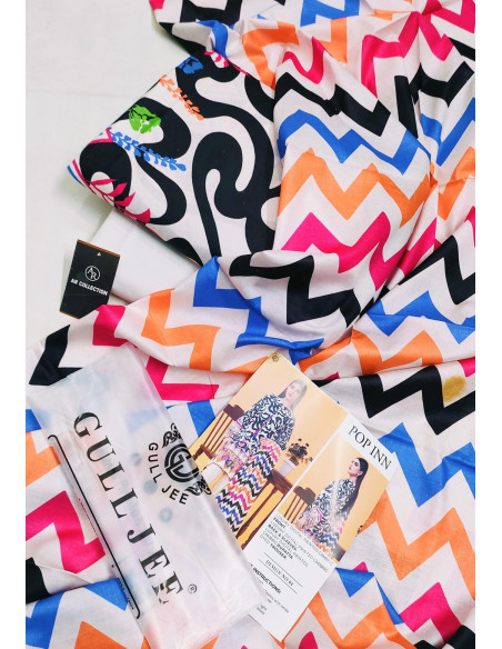 3 Pce Unsitiched Cotton suit