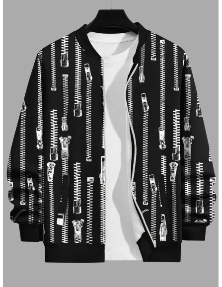 Men,s printed polyester jacket-1 pc...