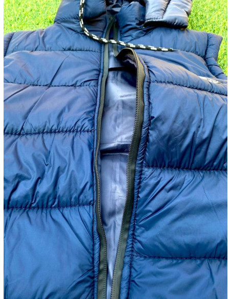 1 Pc Men's Stitched Puffer Quilted Plain Sleeveless Jacket