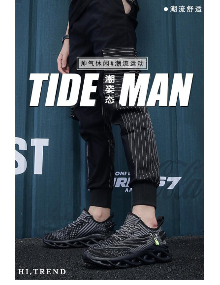 Men's Breathable Spring Shoes (Black)...