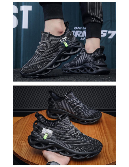 Men's Breathable Spring Shoes (Black)...