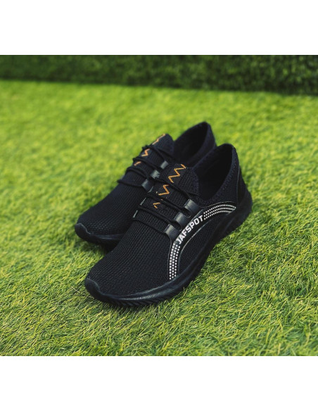 Men's Casual Breathable Fashion Sneakers -JF018, Black