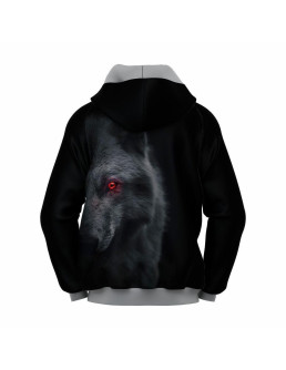Men's wolf graphicak...