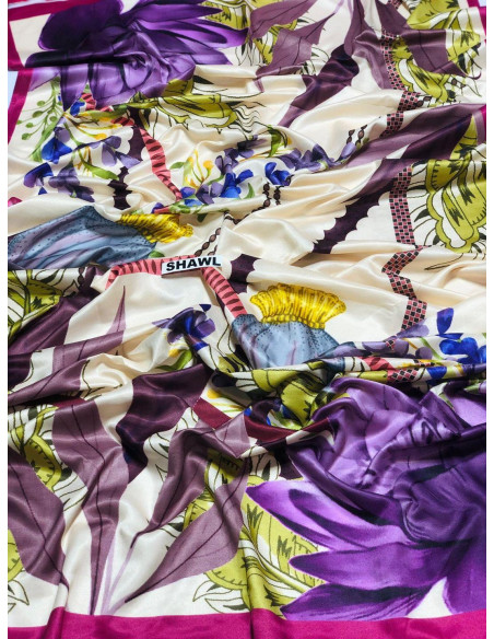 3 Pcs Unstitched Dhanak Embroidered Suit for Women - Elegant Design