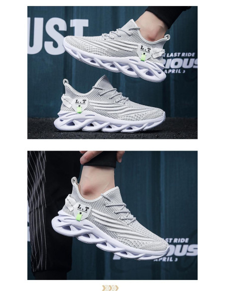 Men's Breathable Spring Shoes (White) - Ships From Overseas