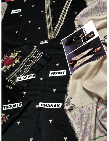  Women's Unstitched Dhanak...