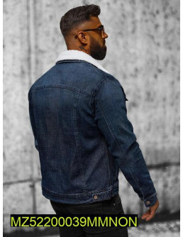 Denim fur jacjet 2