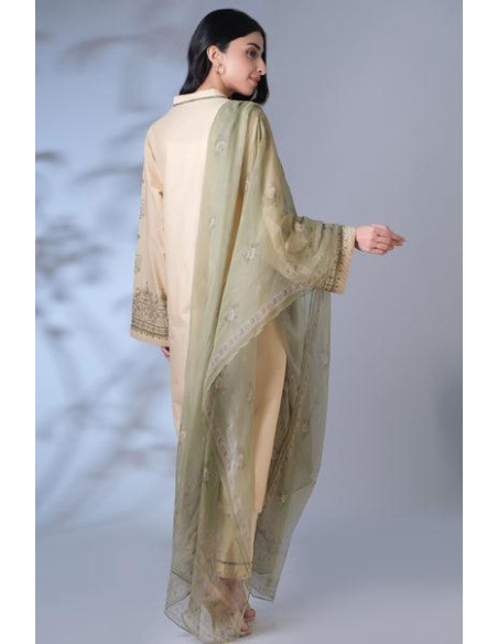 2 Pce Women Unstiched cotton suit 