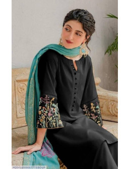 3 pce Unstiched Danak...