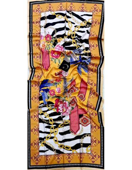 3 Pcs Women's Unstitched Digital Print Suit