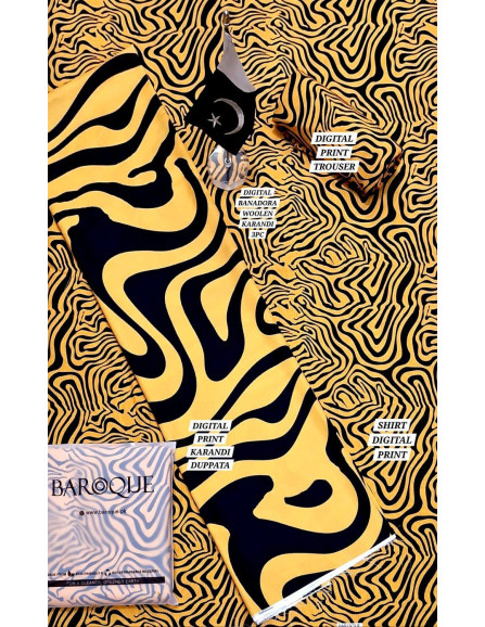 3 Pcs Women's Unstitched Digital...