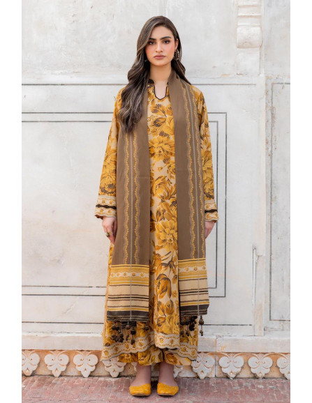 3 pcs women's unstitched Linen...