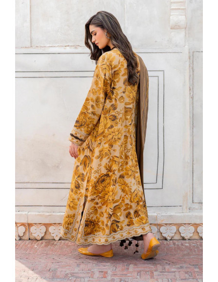 3 pcs women's unstitched Linen...