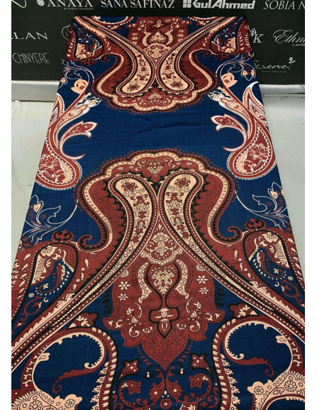 3 pcs women's unstitched khaddar...