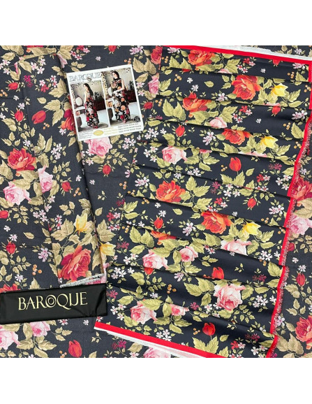 3 pcs women's unstitched karandi...