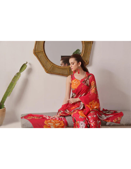 3 pcs women's unstitched karandi...