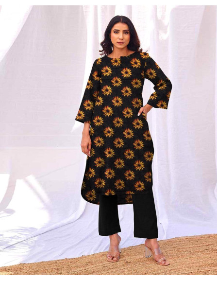 Ladies 2 piece printed khadar suit