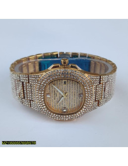 Men golden watch