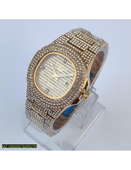 Men golden watch