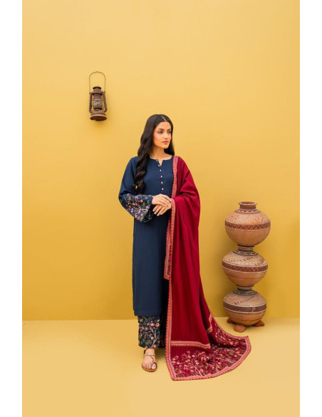 3 pcs unstitched karandi digital print suit 