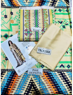 3 pcs women's unstitched... 2