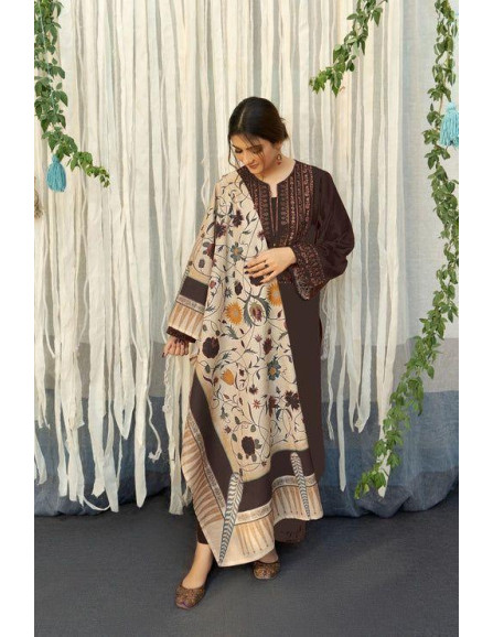 3 pcs women's Dhanak dress 