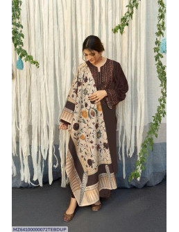 3 pcs women's Dhanak dress  2