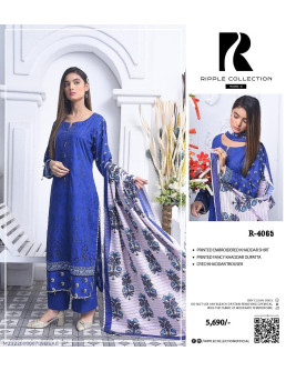 3 pcs women's  embroidered...