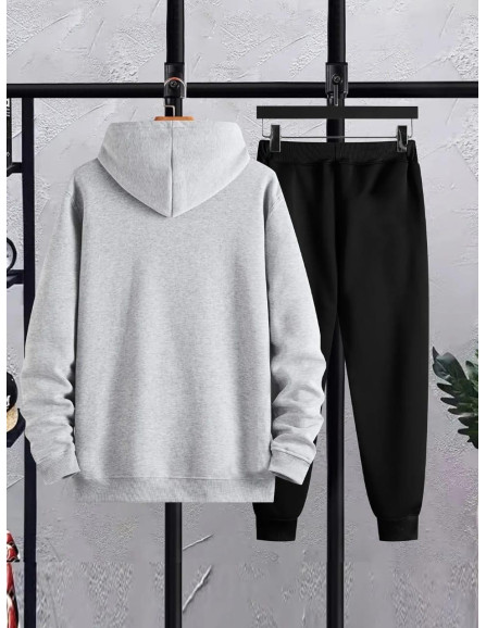 Men's Fleece Hoodie Track Suit - 2...